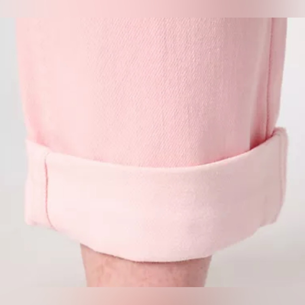 MARTHA STEWART • SIGNATURE PETITE • ROLLED HEM ANKLE JEAN • PINK • SZ 16 P • NWT - Picture 5 of 11